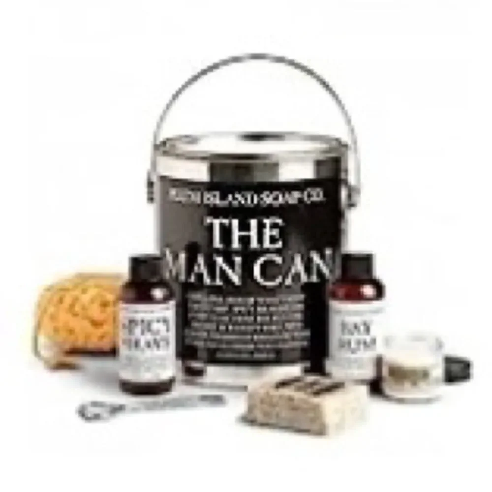 Plum Island Soap Co “The Man Can” Gift Set NEW Men’s Grooming Kit Paint Can